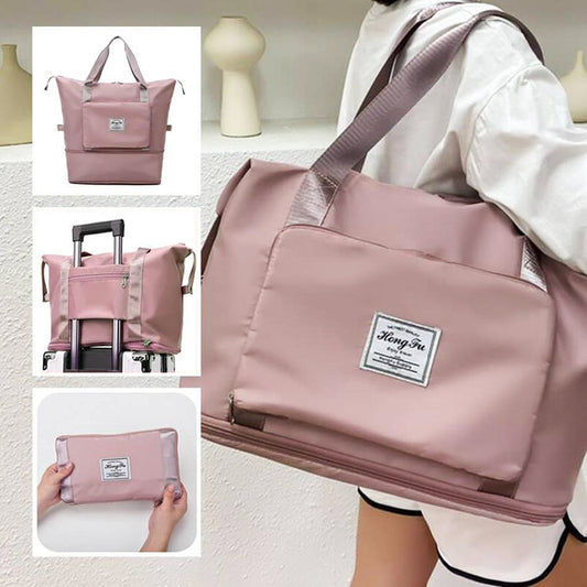 Her "Wish" Large Waterproof Beautiful Foldable Travel Bag