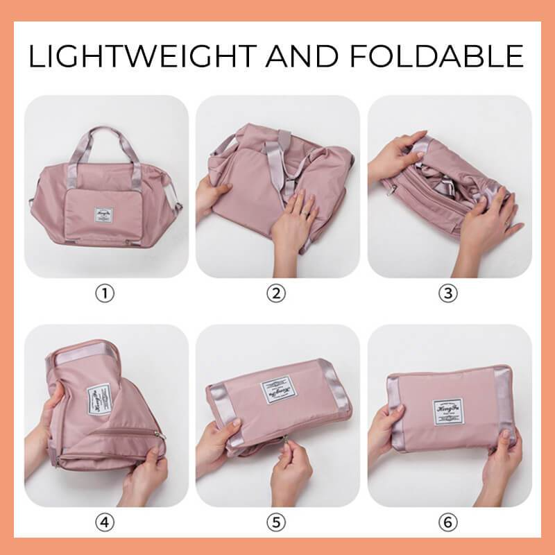 Her "Wish" Large Waterproof Beautiful Foldable Travel Bag