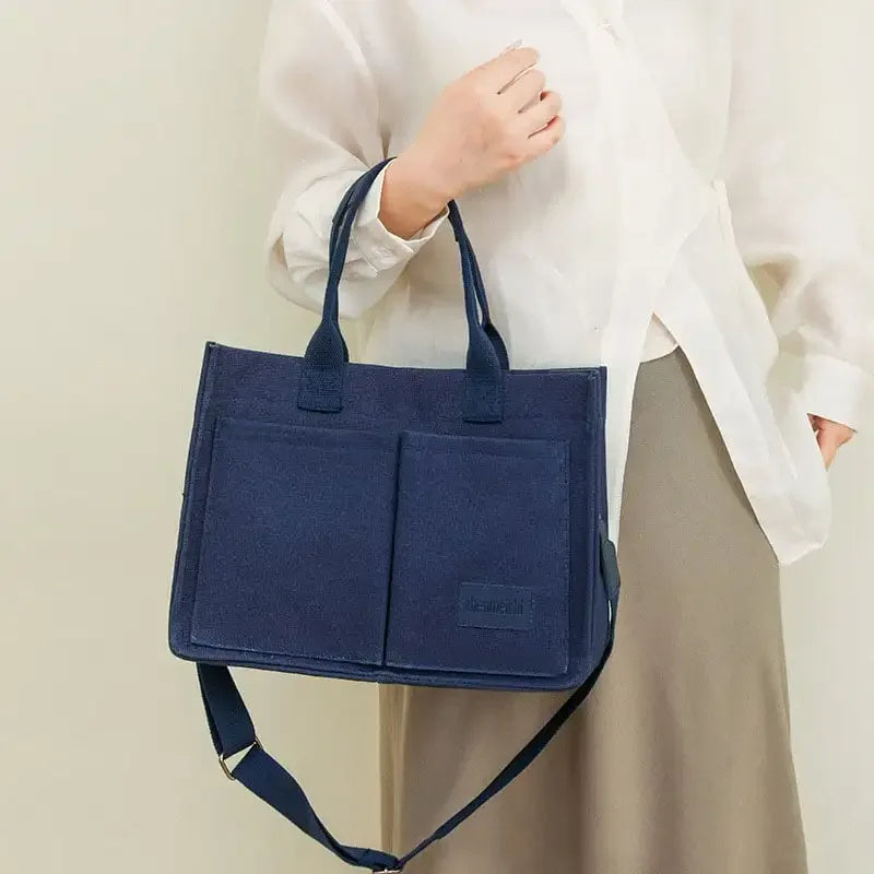 Her "Wish" Casual Canvas Large Crossbody Tote Shoulder Bag.