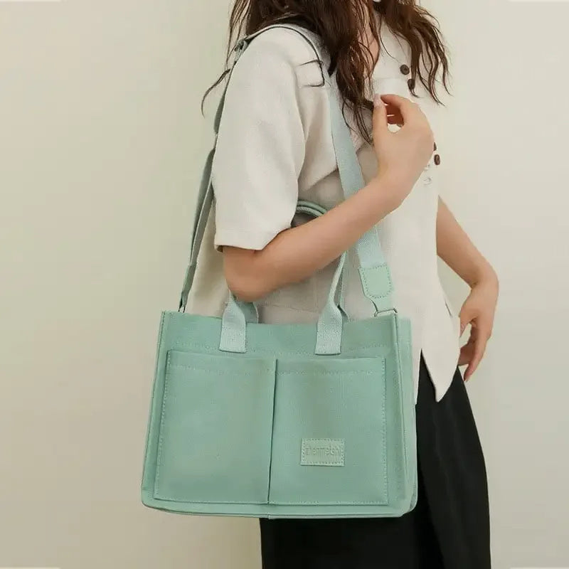 Her "Wish" Casual Canvas Large Crossbody Tote Shoulder Bag.