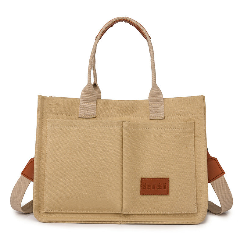 Her "Wish" Casual Canvas Large Crossbody Tote Shoulder Bag.