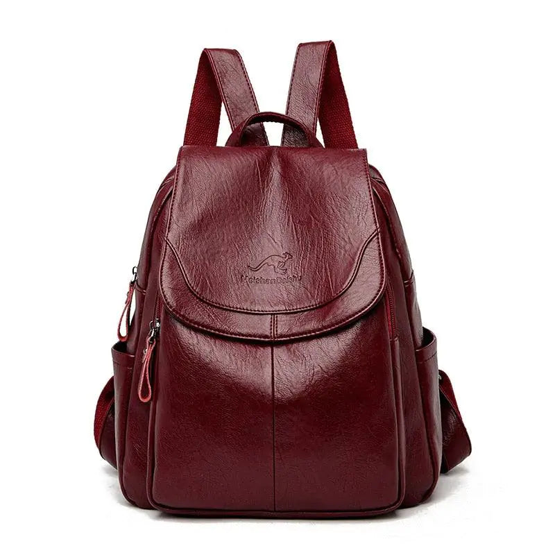 Her "Wish" Women's Vintage Leather Backpack - Aussie