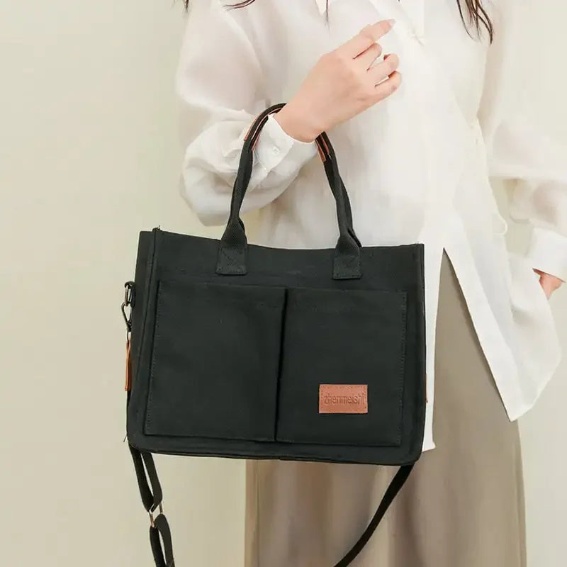 Her "Wish" Casual Canvas Large Crossbody Tote Shoulder Bag.