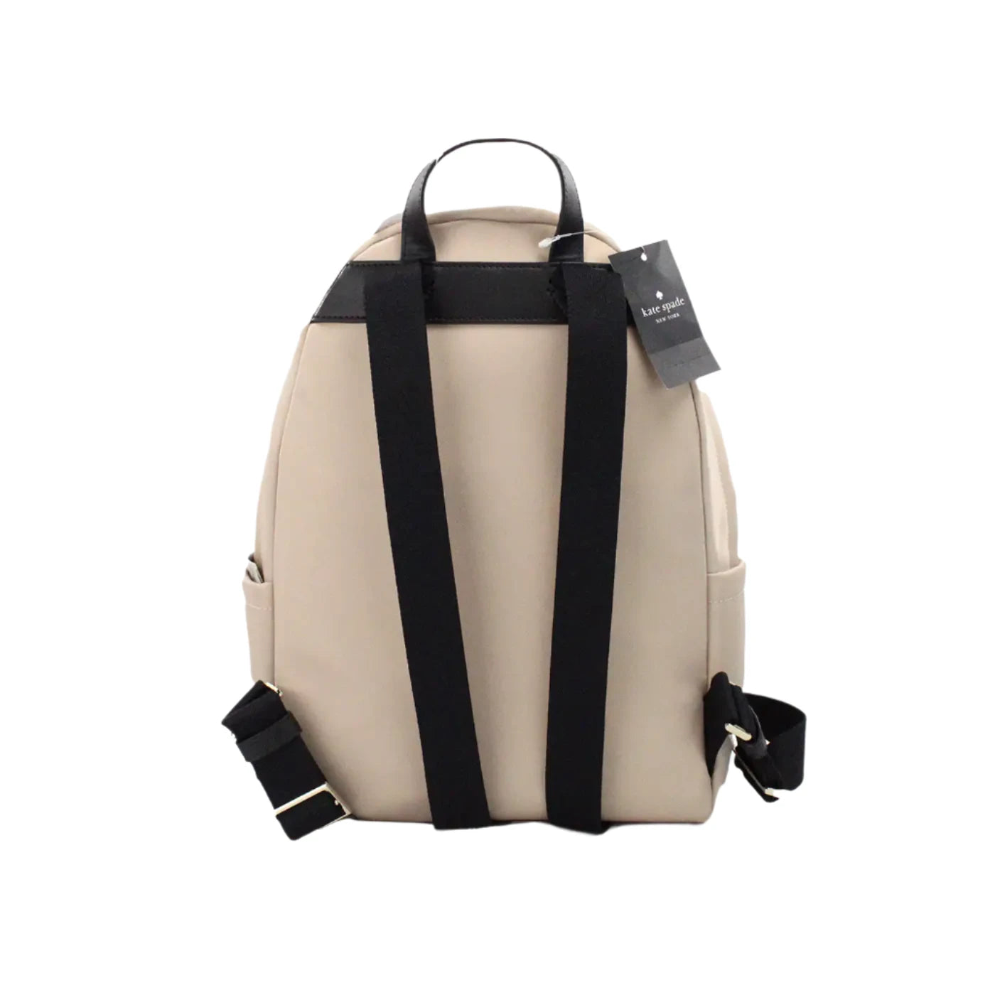 Kate Spade Medium Warm Beige Nylon Backpack