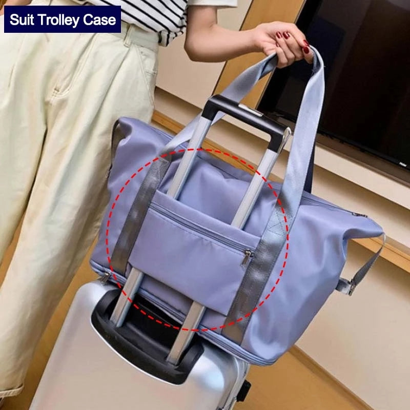 Her "Wish" Large Waterproof Beautiful Foldable Travel Bag