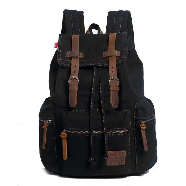 His "Wish" Vintage Canvas Backpack