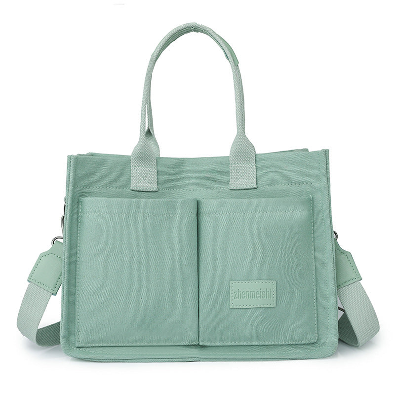 Her "Wish" Casual Canvas Large Crossbody Tote Shoulder Bag.