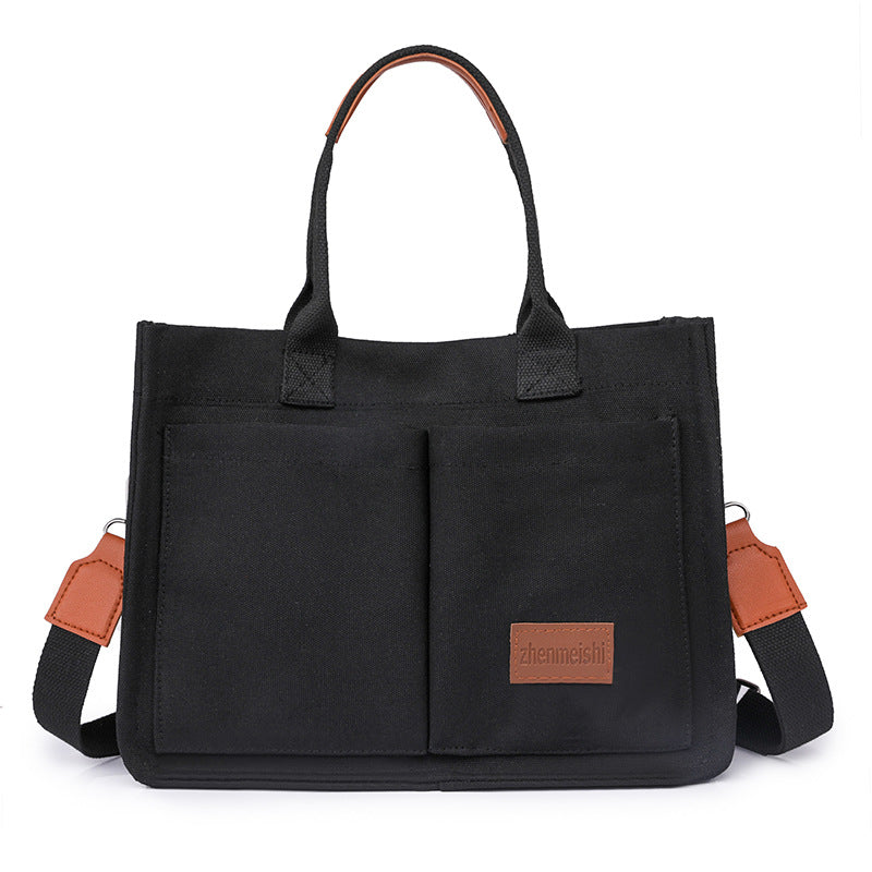 Her "Wish" Casual Canvas Large Crossbody Tote Shoulder Bag.