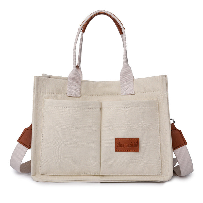 Her "Wish" Casual Canvas Large Crossbody Tote Shoulder Bag.