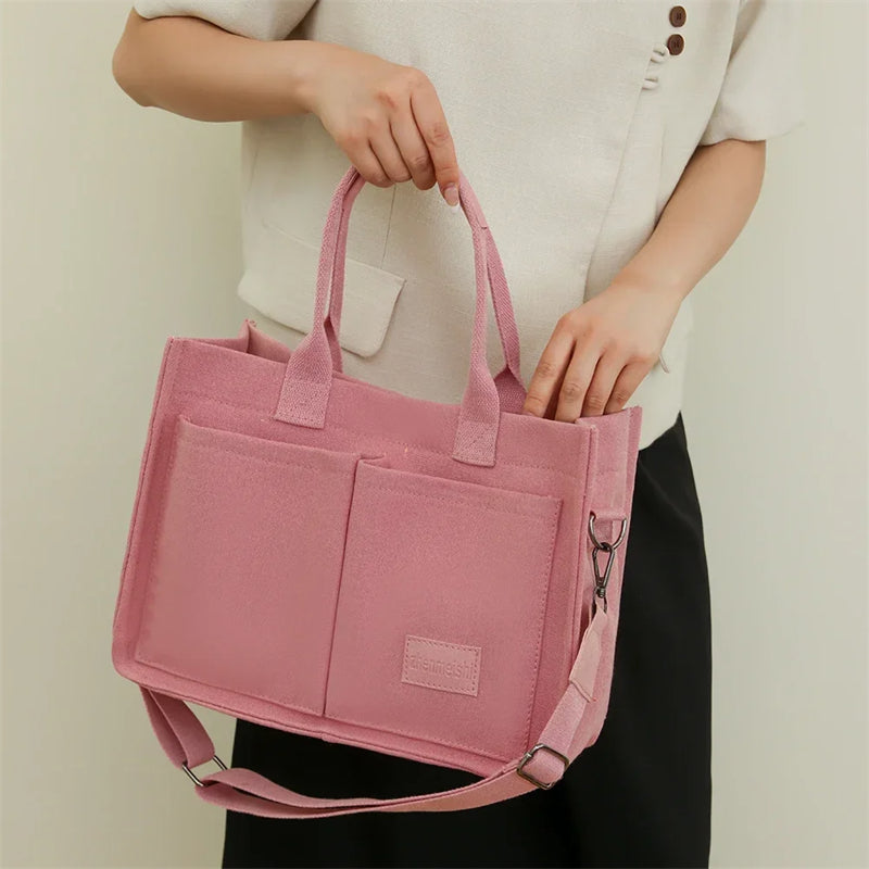 Her "Wish" Casual Canvas Large Crossbody Tote Shoulder Bag.