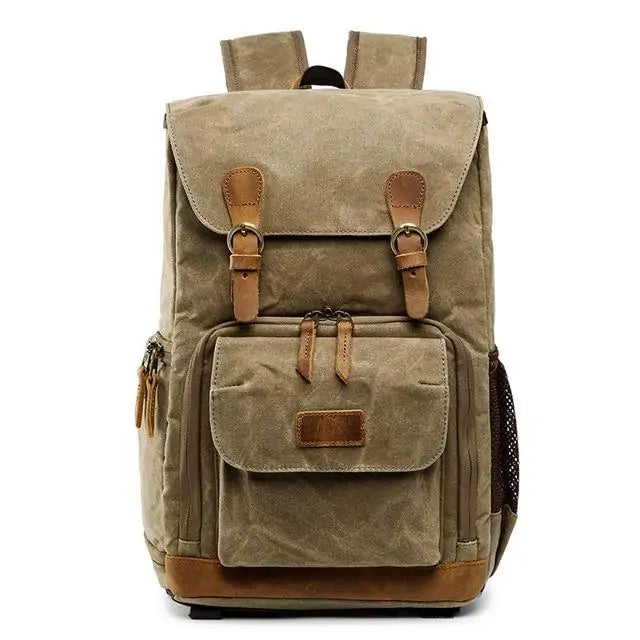 His "Wish" Deluxe Vintage Photographers Backpack