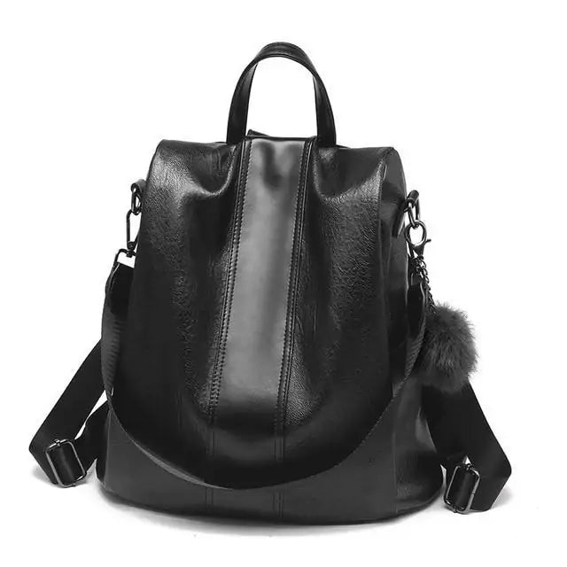 Her "Wish" Premium Leather Waterproof Backpack