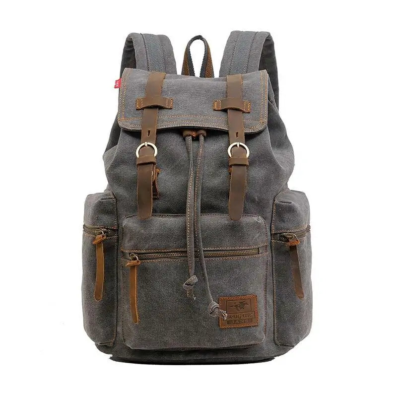 His "Wish" Vintage Canvas Backpack