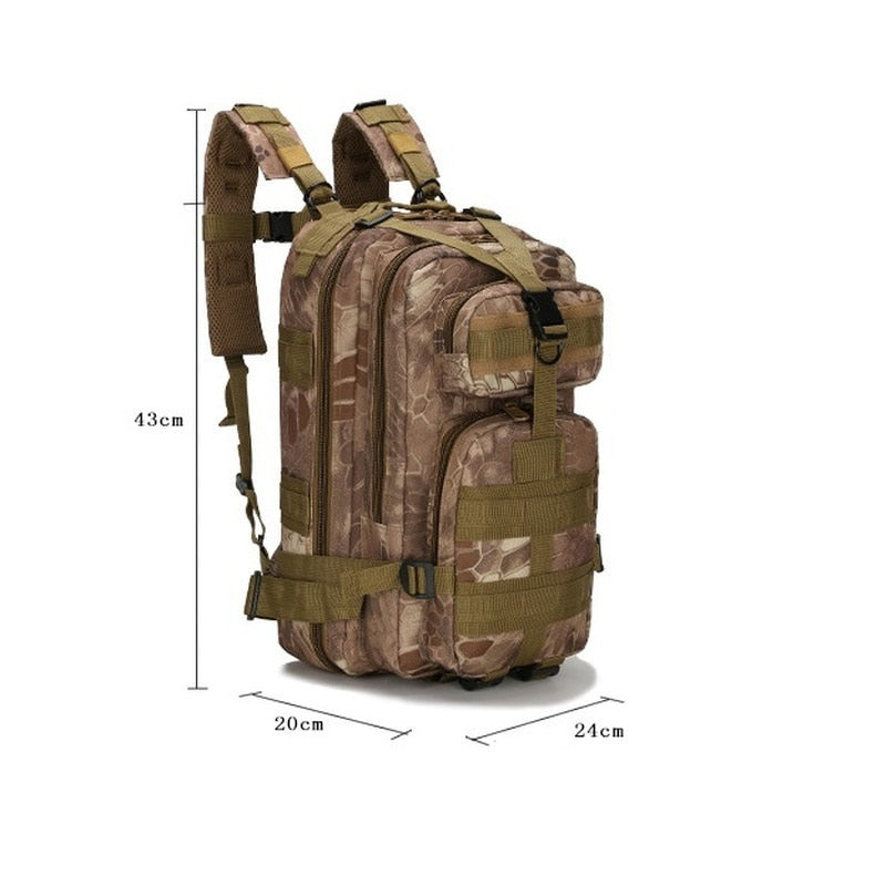 His "Wish" Army Tactical  Backpack 30L